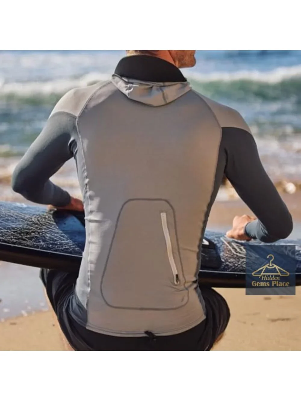 Men's Hyperfreak O'zone Long Sleeve Rashguard Hood UPF 50+ 4-Way Stretch